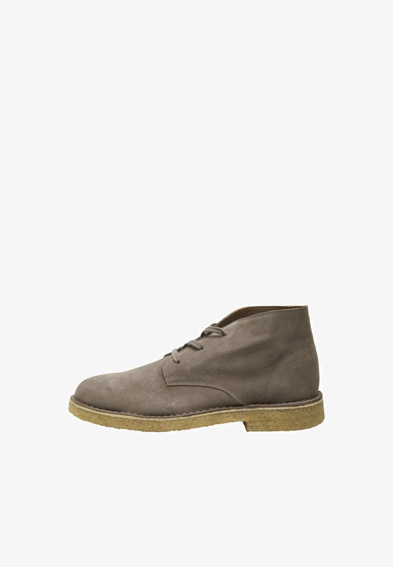 Selected Homme SLHRICCO CHUKKA - Botine cu șireturi - almondine