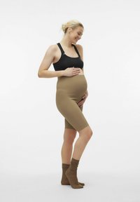 Vero Moda Maternity - VMMISA 2 PACK - Shorts - tan Miniatyrbilde 1