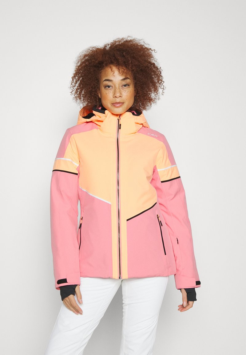 CMP WOMAN ZIP HOOD Ski jas pesca/donkerroze Zalando.nl