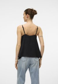 Vero Moda VMALVA LAYERED SINGLET  - Top - black