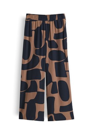 OPUS PANTS, WIDE FIT HIGH RISE - Stoffhose - coal blue