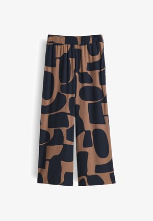 OPUS PANTS, WIDE FIT HIGH RISE - Stoffhose - coal blue