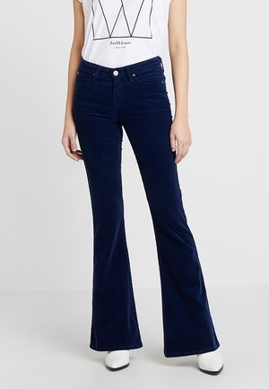 Flared Jeans - dark-blue denim