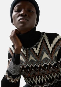 Bogner AVENA - Trui - schwarz braun off white