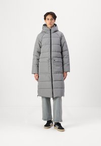 JDY JDYELFI LONG PADDED JACKET  - Abrigo de invierno - steel gray/black