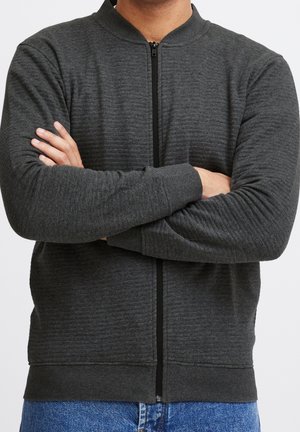 Zip-up sweatshirt - mottled grey