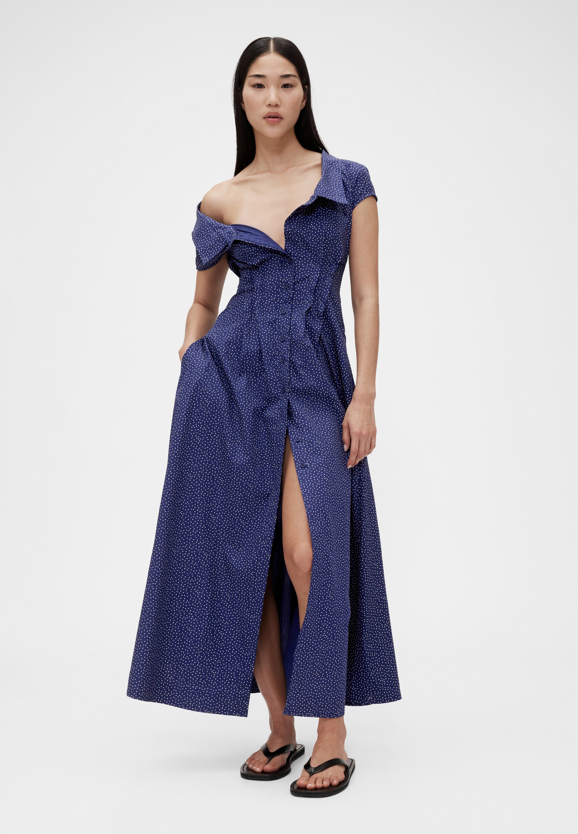gap blue shirt dress GAP GAP STUDIO SHIRTDRESS - Shirt dress - navy/dark blue
