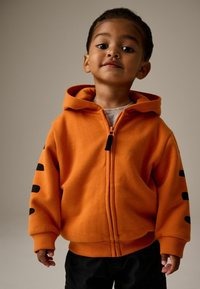 Next CHARACTER  - REGULAR FIT - Mikina so zipsom - orange tiger