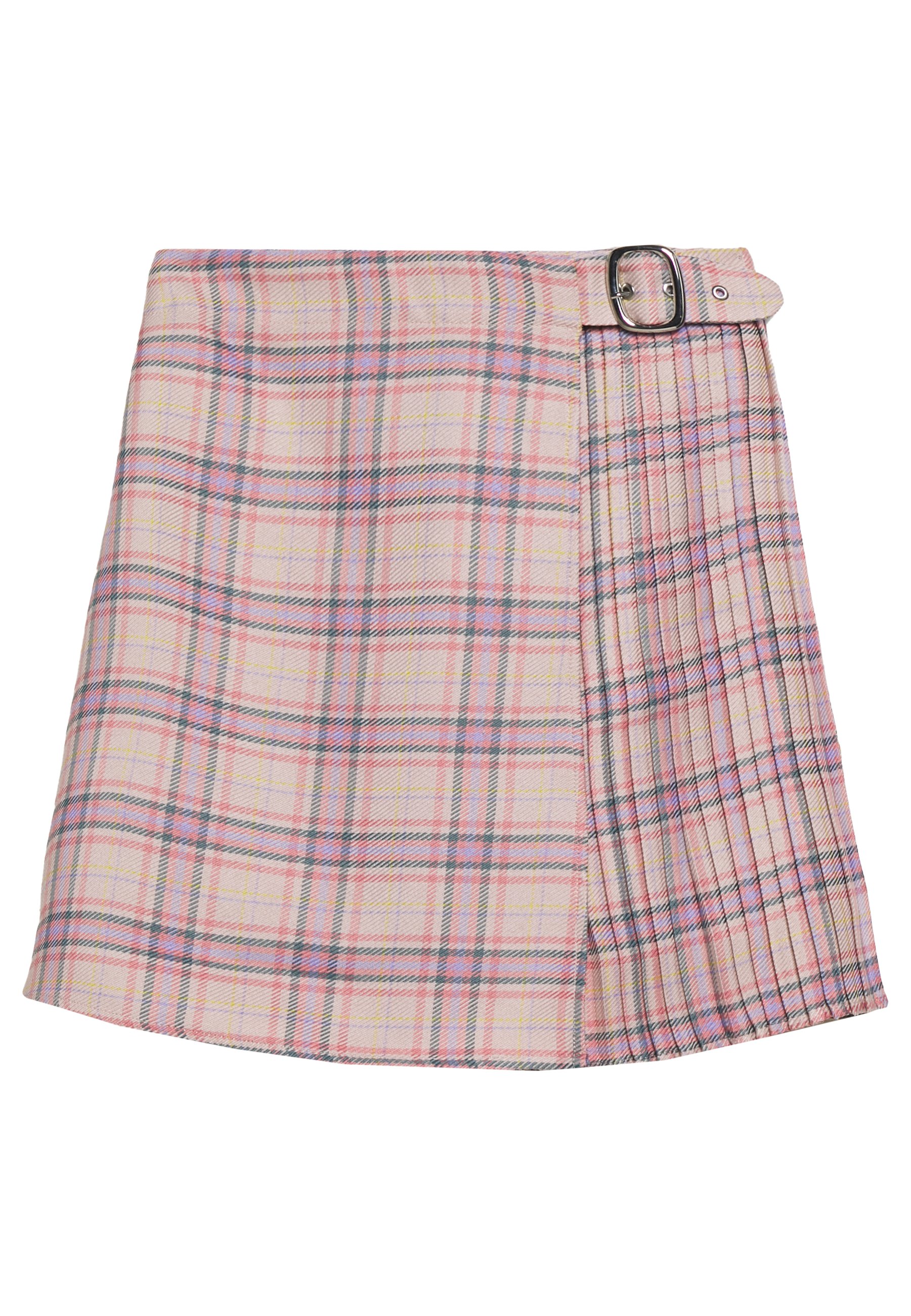 Lost Ink PLEAT DETAIL CHECKED SKIRT Miniskjørt multi Lost Ink PLEAT DETAIL CHECKED SKIRT - Miniskjørt - multi coloured