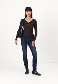 Rosemunde BABETTE CARDIGAN - Cardigan - dark espresso