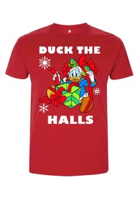 Disney MICKEY CLASSIC HOLIDAY DUCK - T-shirt z nadrukiem