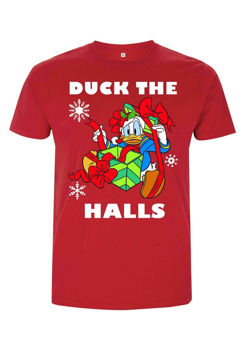 Disney MICKEY CLASSIC HOLIDAY DUCK - T-shirt z nadrukiem