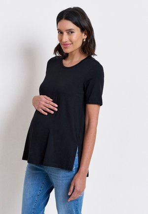 Seraphine, MATERNITY SHORT SLEEVE - T-shirt basic - black