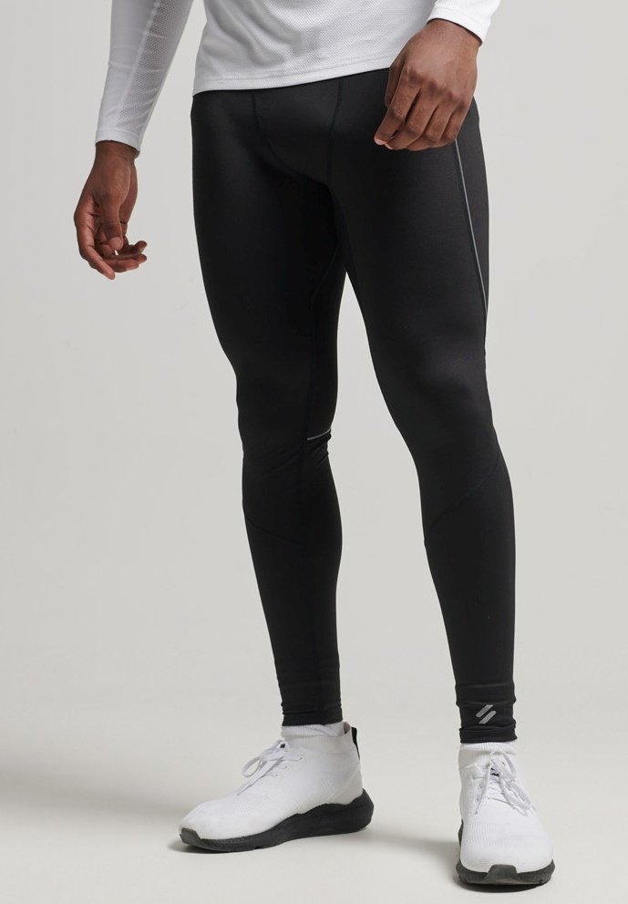 Superdry THERMAL WINTER TIGHT LEGGINGS Broek black/zwart Zalando.nl