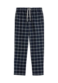 Marks & Spencer CORE CHECK LONG - Pyjamabroek - navy mix