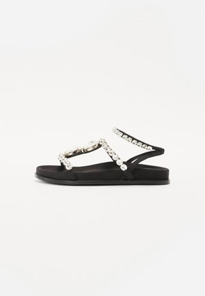 MINNOW - Riemensandalette - black