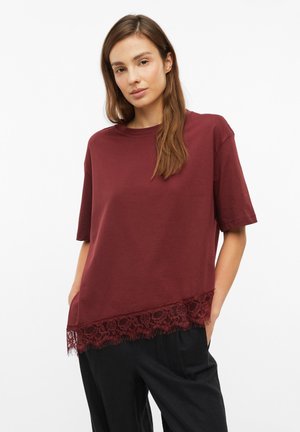 s.Oliver, T-SHIRT - T-Shirt basic - bordeaux