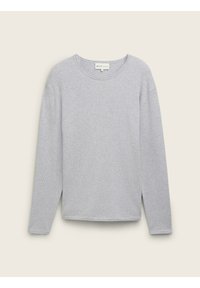 STRUKTURIERTER  - Pullover - light stone grey melange