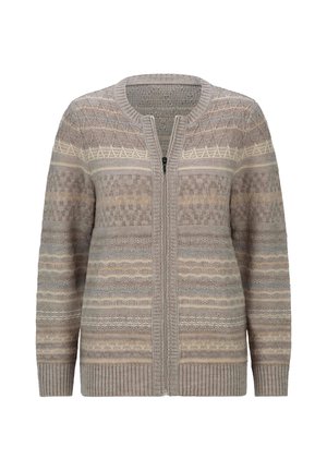 GOLDNER, STRICKJACKE PETITE - Vest - brown