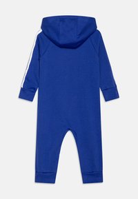 adidas Performance ESSENTIALS 3-STRIPES BODYSUIT KIDS - Tuta jumpsuit - semi lucid blue/white