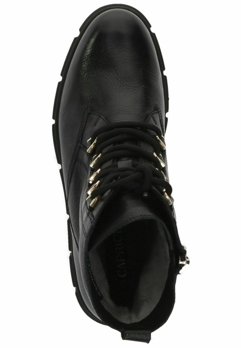 Caprice Botines de cuña black nappa/negro