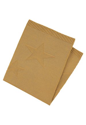 STRICK-SCHMUSEDECKE - Baby blanket - mustard yellow