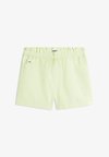 LINEN BLEND FIVE-POCKET SHORTS - Σορτς - faded lime