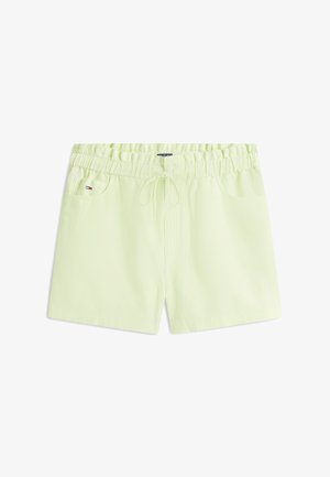 Tommy Jeans, LINEN BLEND FIVE-POCKET SHORTS - Shorts - faded lime