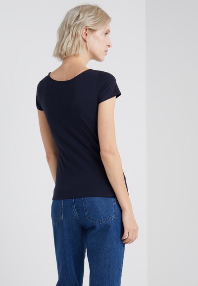 Filippa K SCOOP NECK TOP - T-shirts - navy