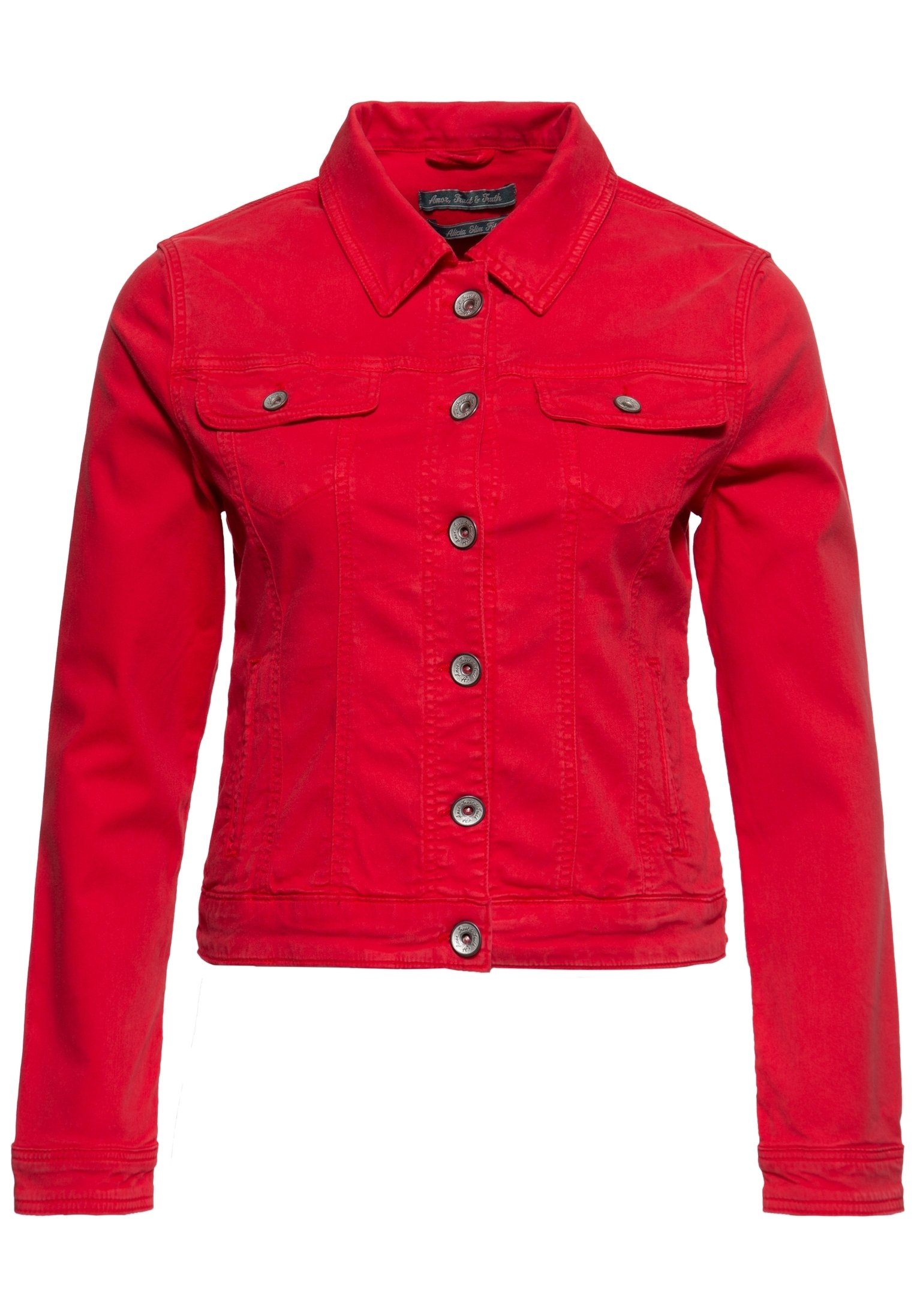 monsoon red denim jacket