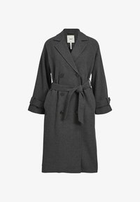 Unselected, dark grey melange