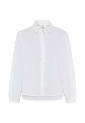 BRAX, STYLE VIC FRILL - Overhemdblouse - white