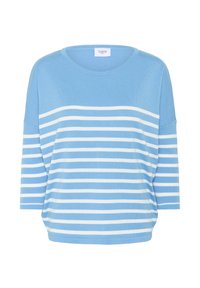 MILASZ R-NECK ST. PULLOVER - Jersey de punto - ethereal blue ice stripe