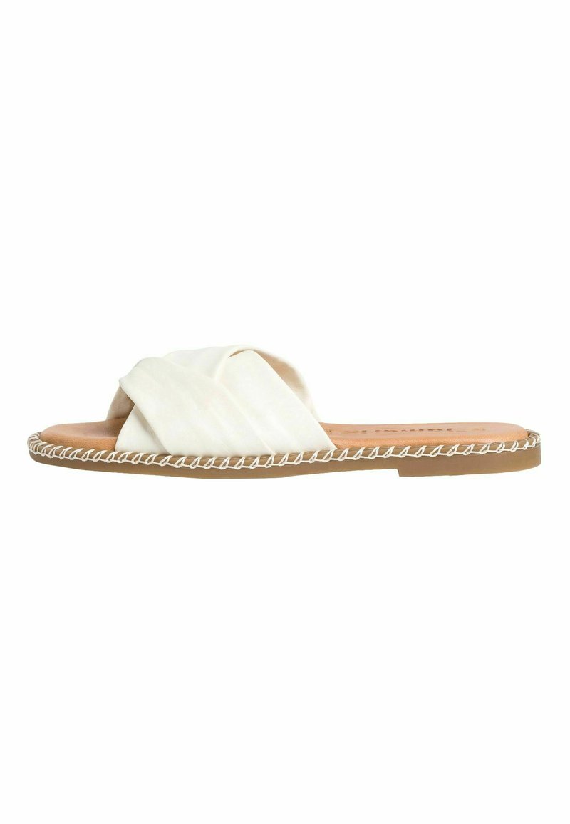 Damen Flache Pantoletten | Tamaris Pantolette flach white/weiß - OR91588 Damen Flache Pantoletten | Tamaris Pantolette flach white/weiß - OR91588