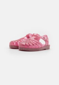 Mini Melissa Sandaalit nilkkaremmillä - glitter pink