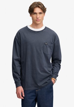 Superdry & Co SUPERDRY LONG SLEEVE POCKET T-SHIRT.. - Langærmet T-shirt - ebony