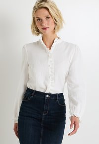 Grain de Malice COL MONTANT Chemisier blanc cassé/blanc