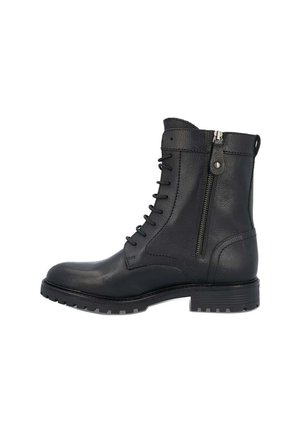 Botines con cordones - black