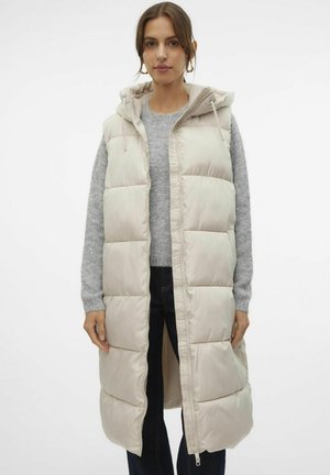 Vero Moda VMLIGAANE NOOS - Waistcoat - pumice stone