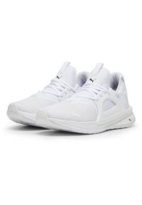 Puma ENZO EVOLVE - Scarpe da corsa su strada - white- black