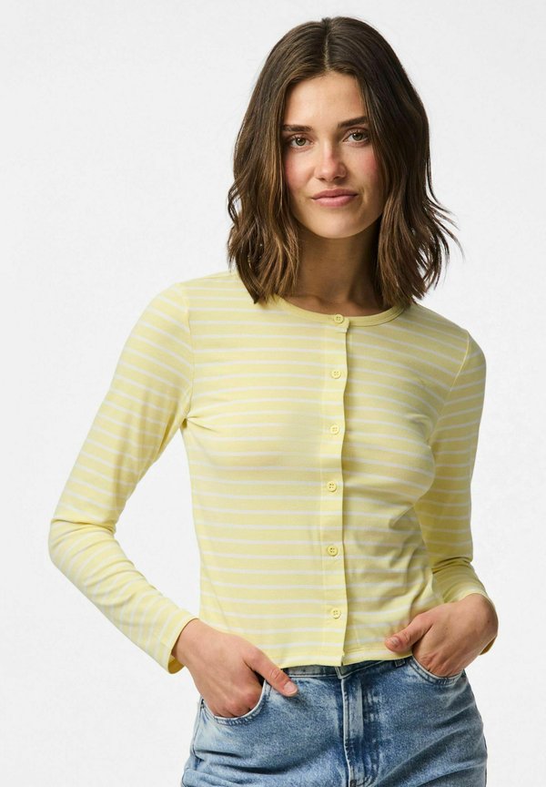 PCMONIQUE - Strickjacke - french vanilla