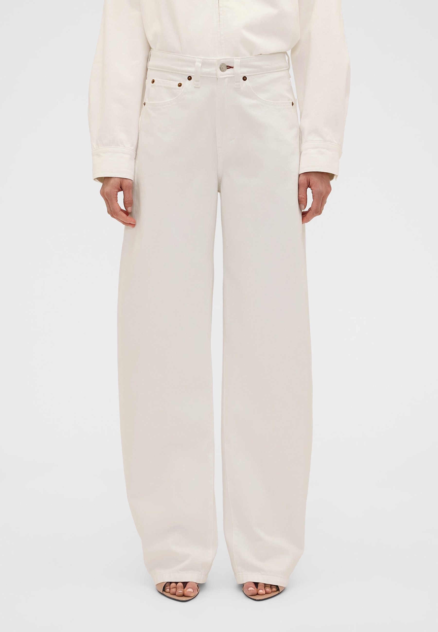 GAP GAP VICTORIA BECKHAM THE ARC JEAN - Loose Jeans - fresh white