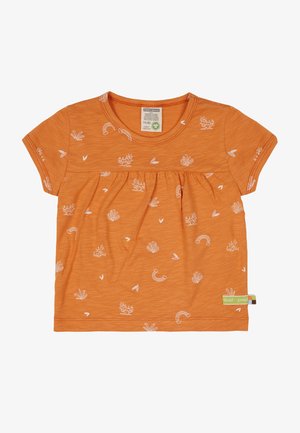 loud + proud MIT DRUCK - T-shirt con stampa - orange