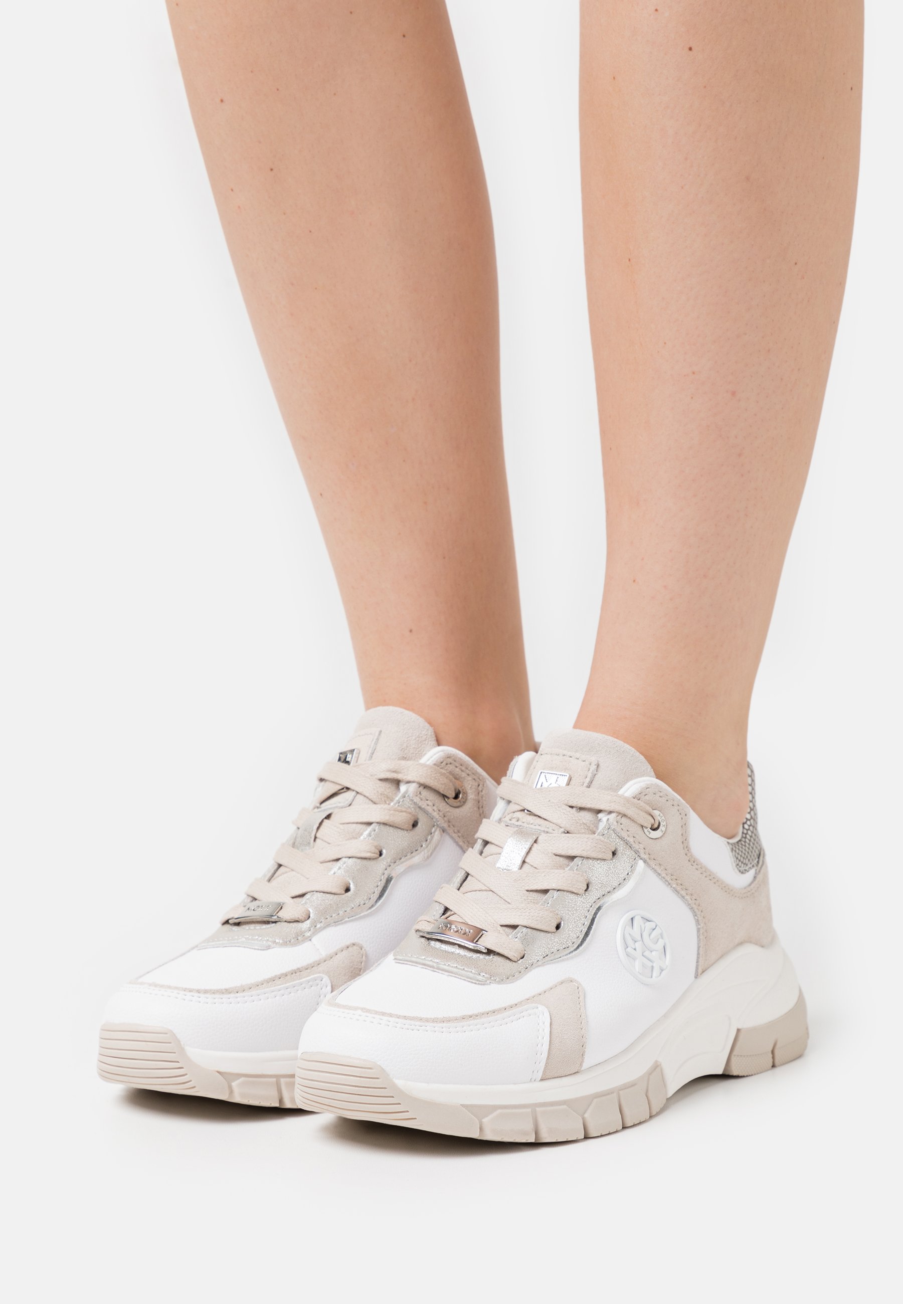 Mexx Sneaker Geraldine - Sneakers laag - beige/white/wit - Zalando.nl