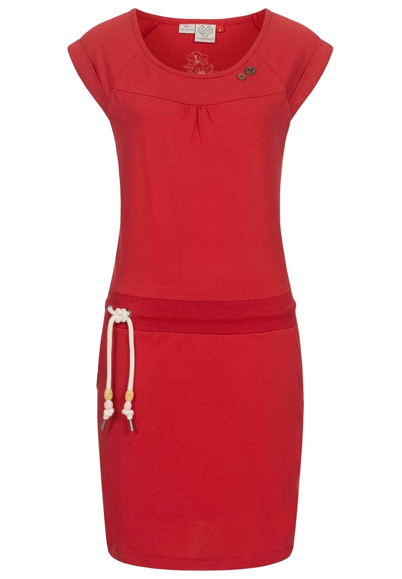 Damen Kleider | Ragwear PENELOPE WEtuikleidred/rot-metallic - QG83096 Damen Kleider | Ragwear PENELOPE WEtuikleidred/rot-metallic - QG83096