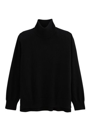 COL MONTANT - Pullover - noir