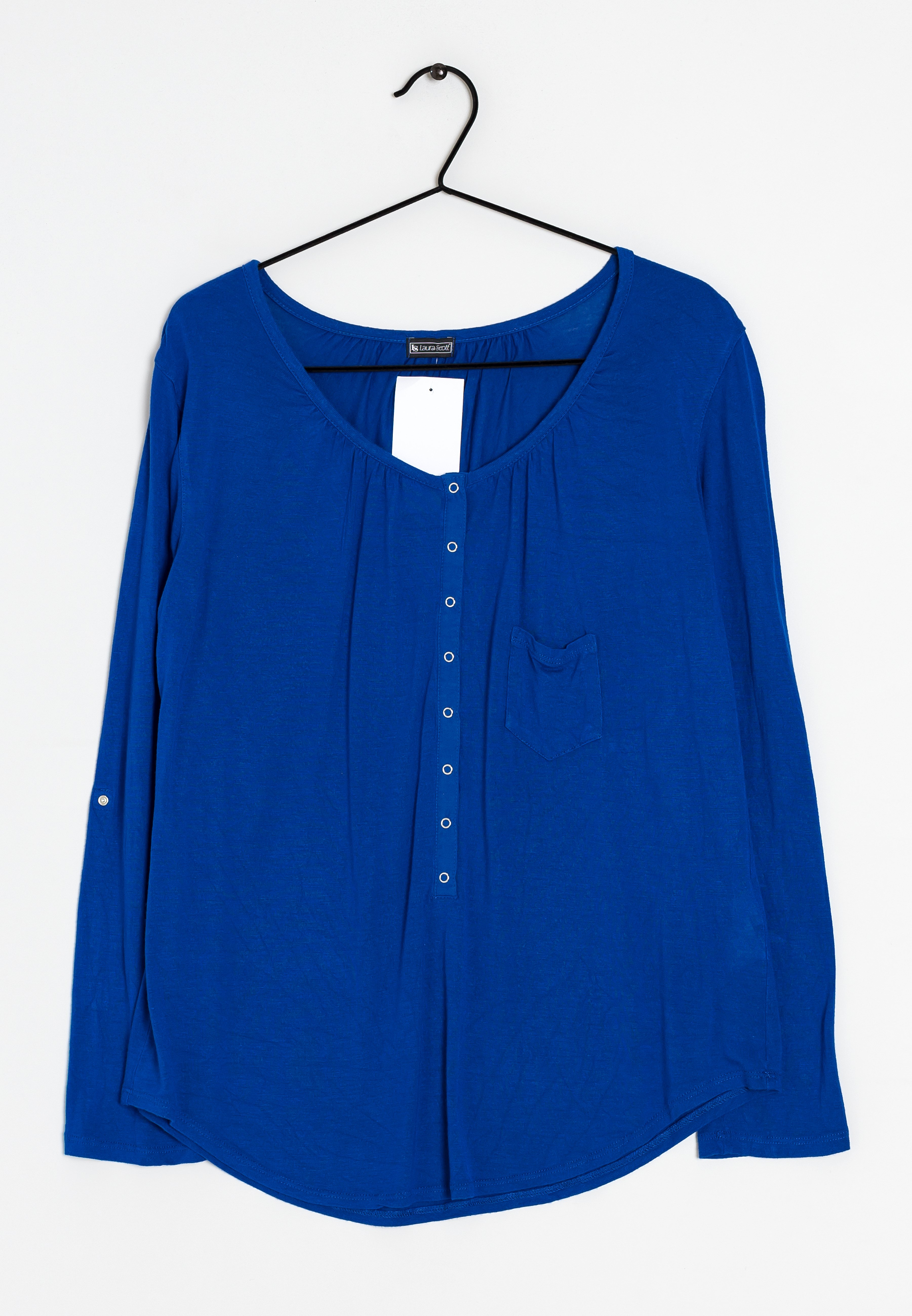 Laura Scott Long sleeved top - blue 