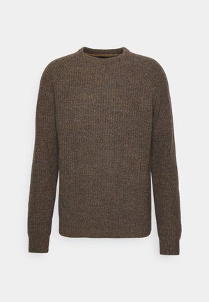 Barbour HORSEFORD CREW - Svetr - tan