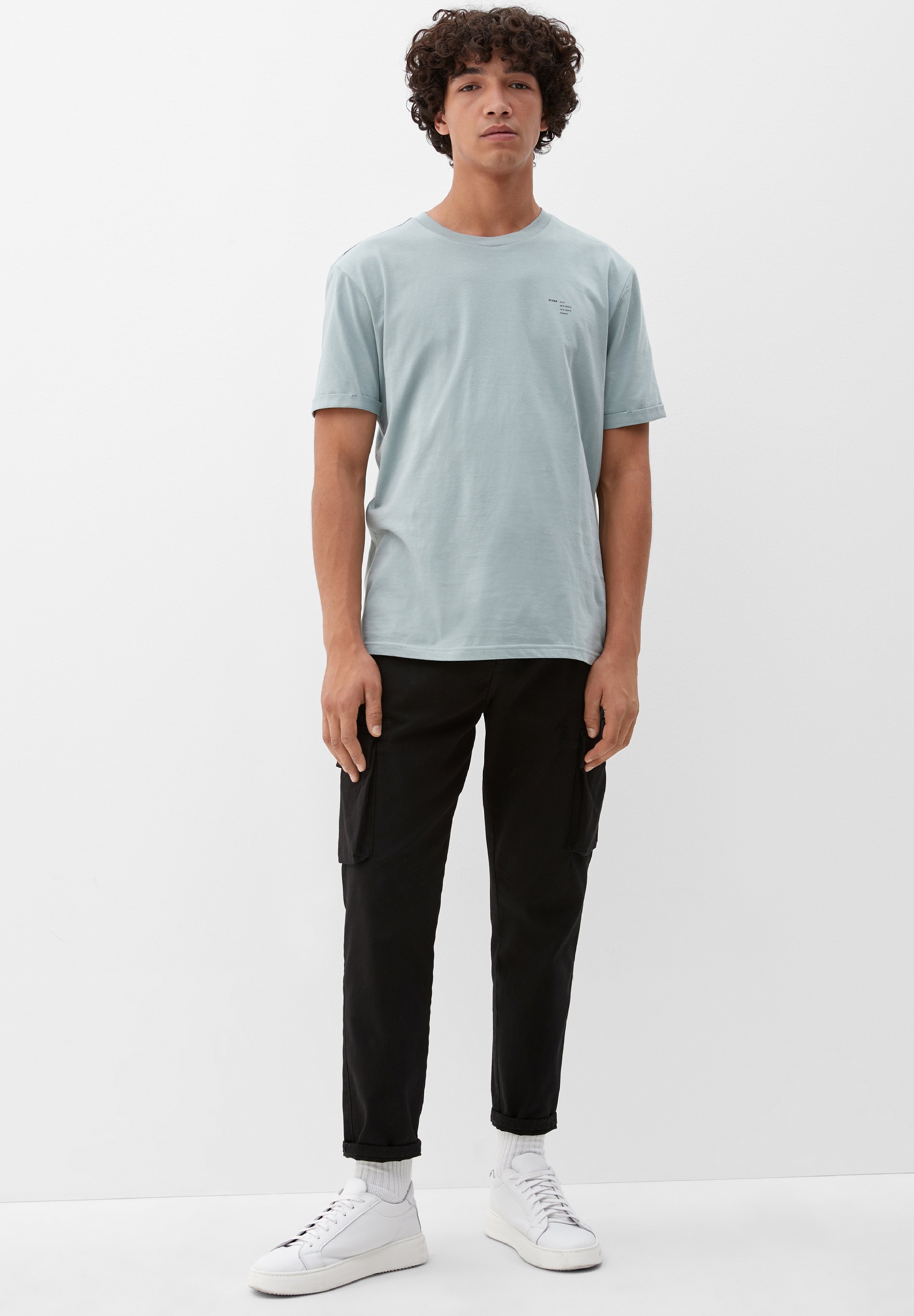 QS Straight leg jeans - blau/blauw denim/bluedenim