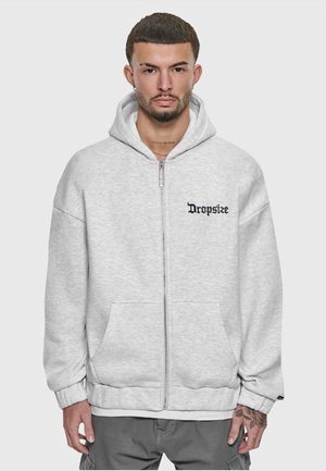 SUPER HEAVY  ZIP - Zip-up sweatshirt - light grey